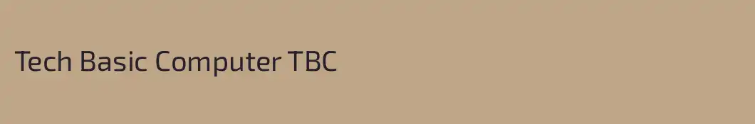 Tech Basic Computer TBC